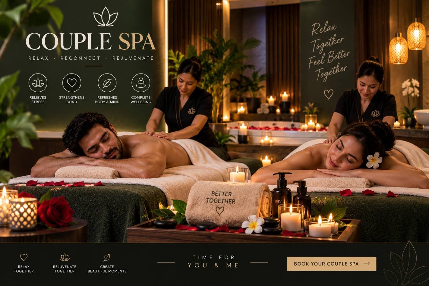 Couple spa package in Pisoli, Pune — relax, reconnect, rejuvenate